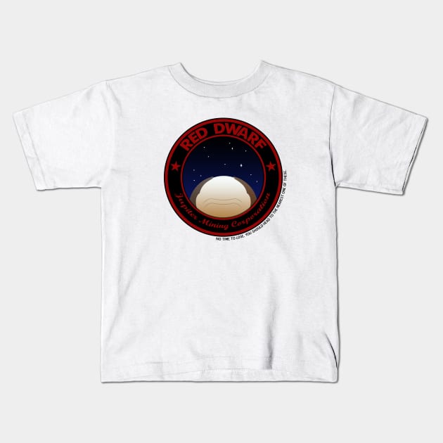 Red Dwarf Holly Moon Kids T-Shirt by AngoldArts